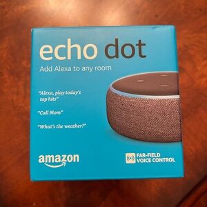 Amazon Echo Dot 3rd Generation Smart Speaker with Alexa Voice Control Charcoal